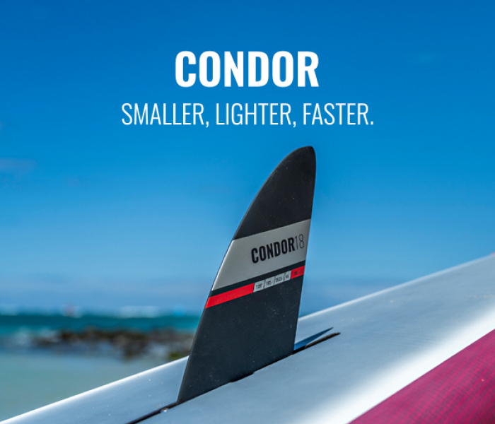 Condor – die schmalste, leichteste und schnellste SUP Race Finne im Black Project LineUp